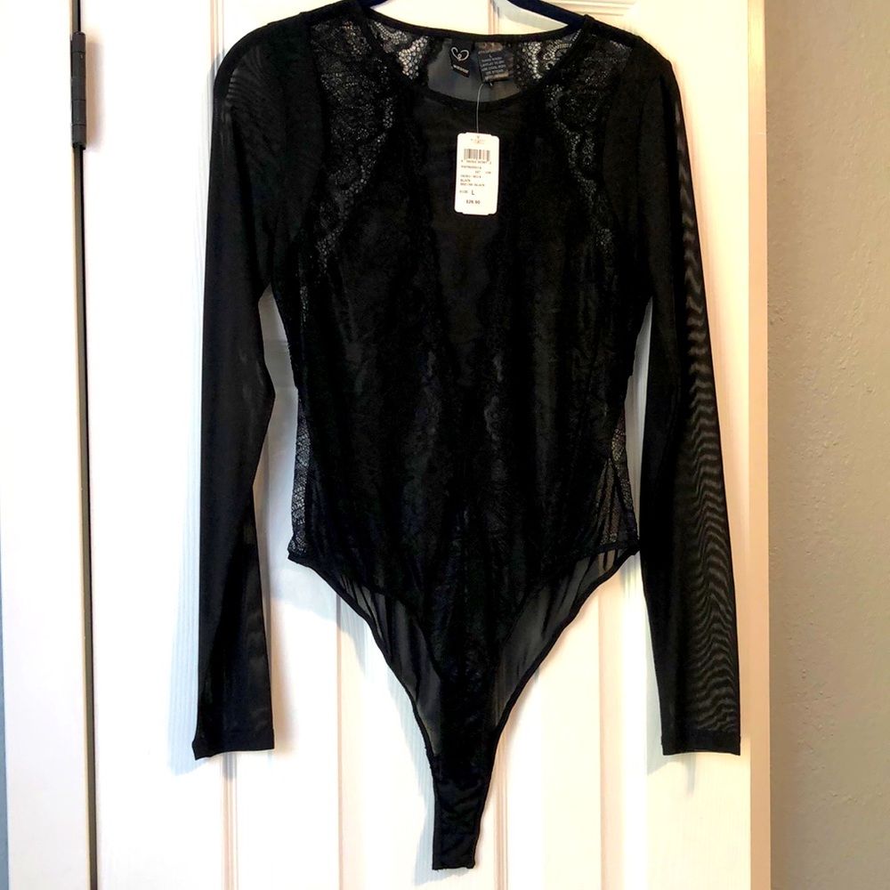 Windsor Lace and Mesh bodysuit.  New with tags.